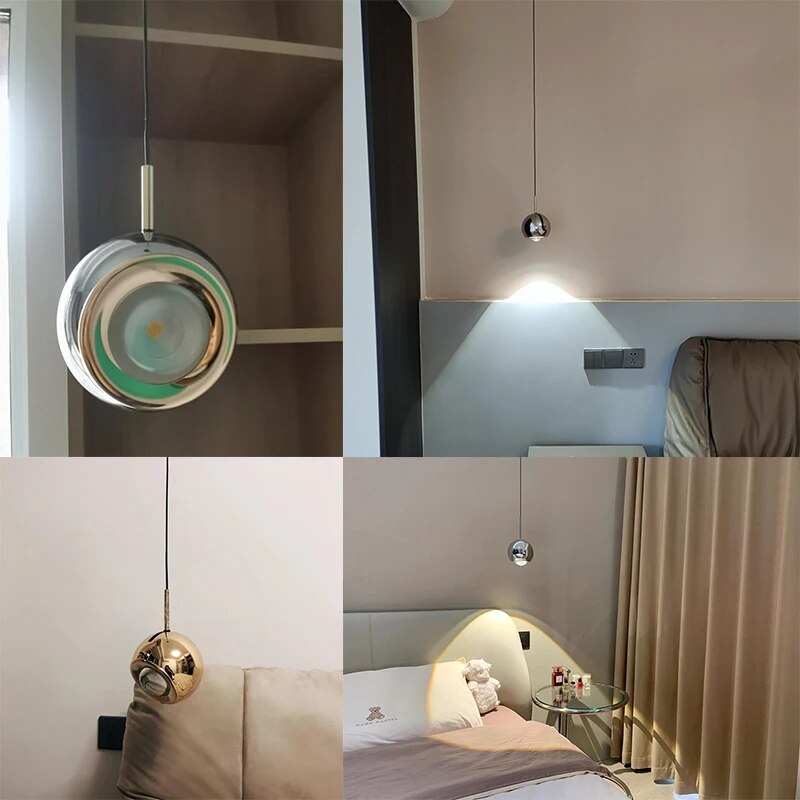 Κρεμαστό φωτιστικό LED με ρυθμιζόμενη γωνία με μοντέρνο σχεδιασμό