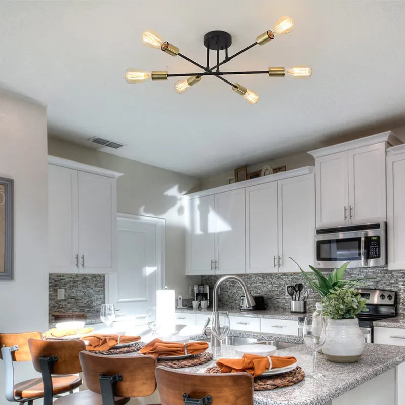 πολυτελής ρετρό led κρεμαστός πολυέλαιος