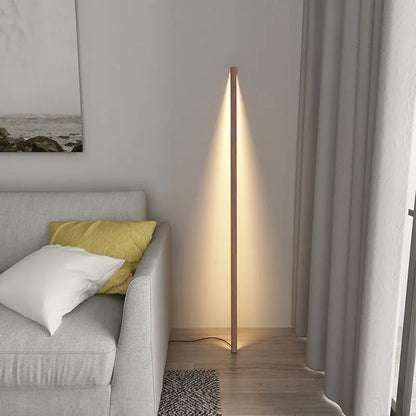 Μινιμαλιστικό φωτιστικό δαπέδου από μασίφ ξύλο LED Nordic