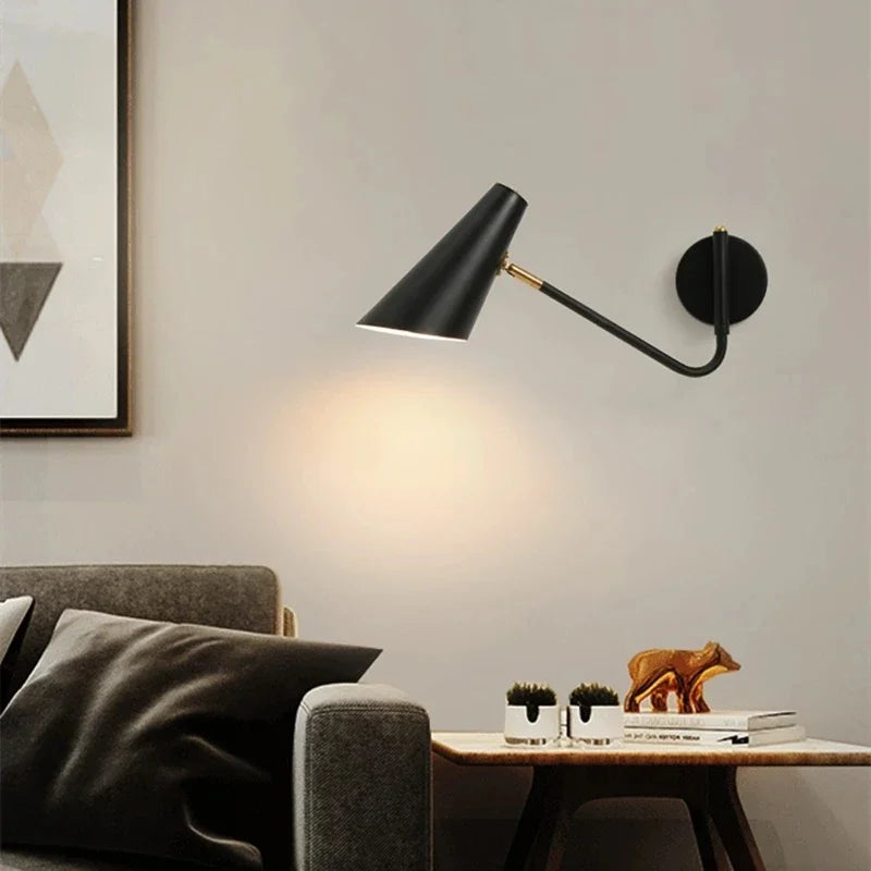 Απλικέ murale moderne à σουτιέν Long pivotant en or