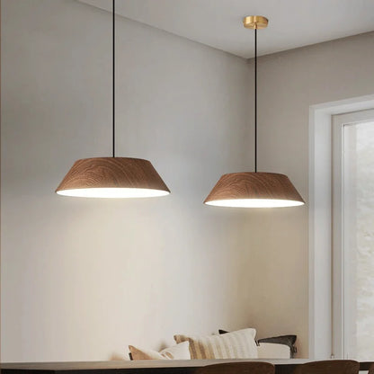 πολυέλαιος καρυδιάς μπάρα οροφής τραπεζαρίας