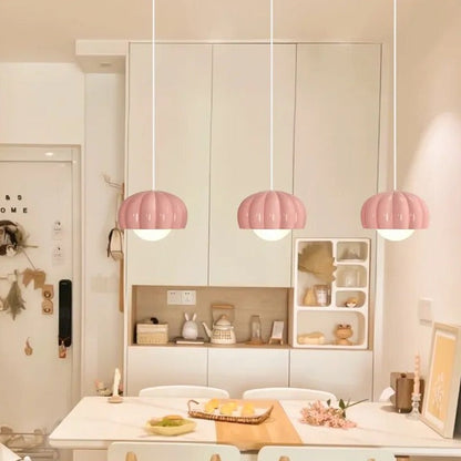 Κρεμαστό φωτιστικό με πολύχρωμο σχέδιο λουλουδιών