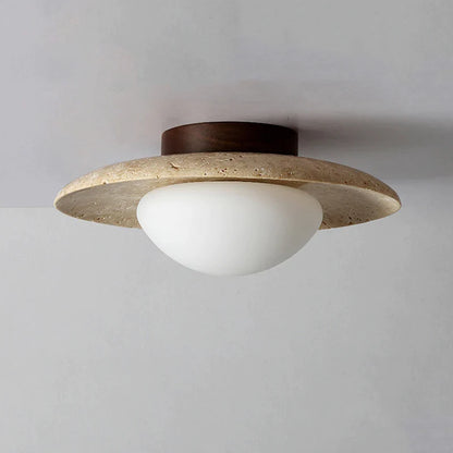 Φωτιστικό οροφής japan wabi sabi σε στυλ φρέσκιας πέτρας
