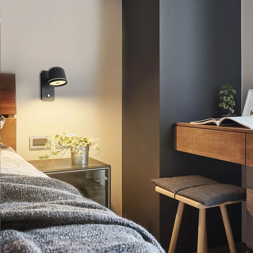 Φωτιστικό τοίχου LED με αφής και ρυθμιζόμενο dimmer Aisilan