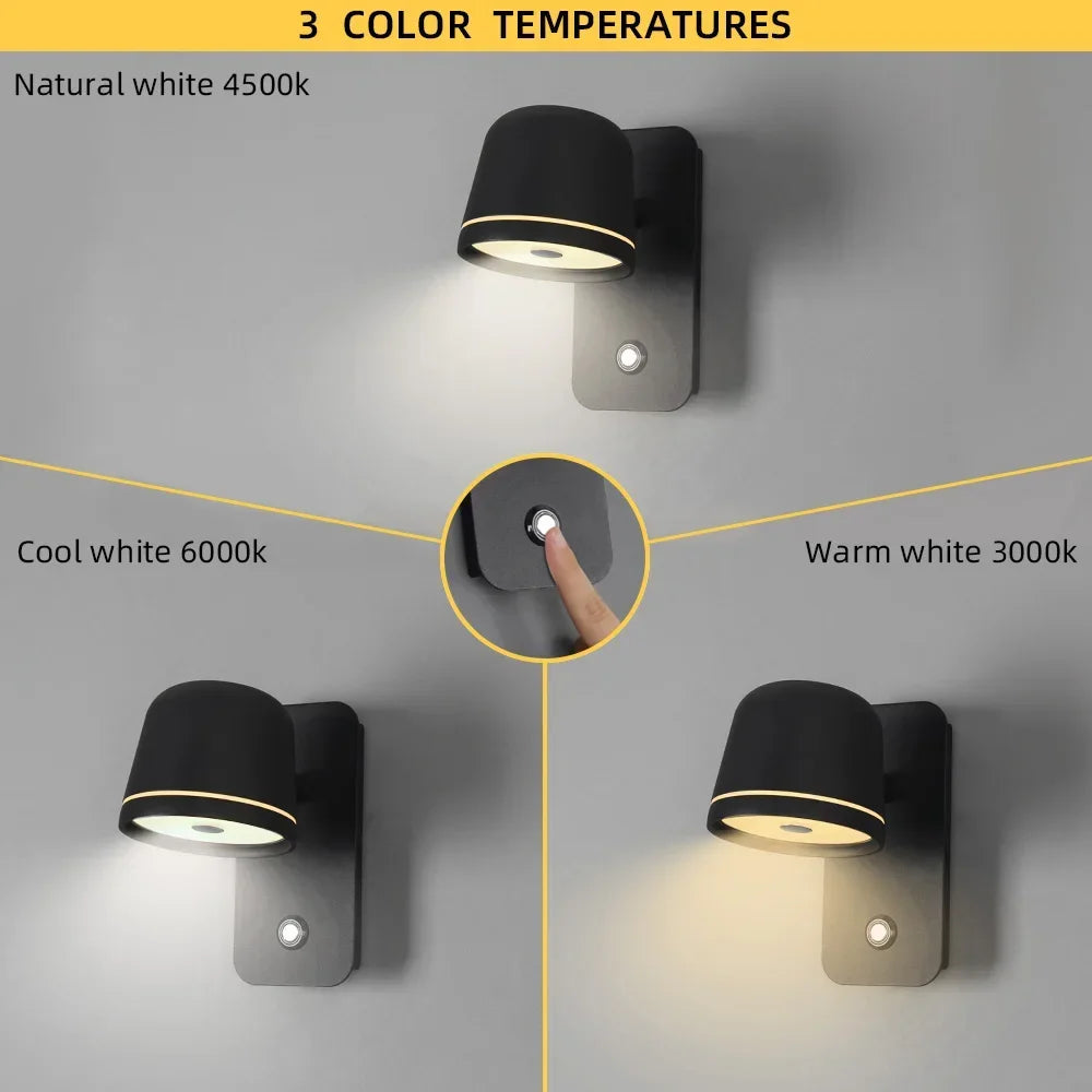 Φωτιστικό τοίχου LED με αφής και ρυθμιζόμενο dimmer Aisilan
