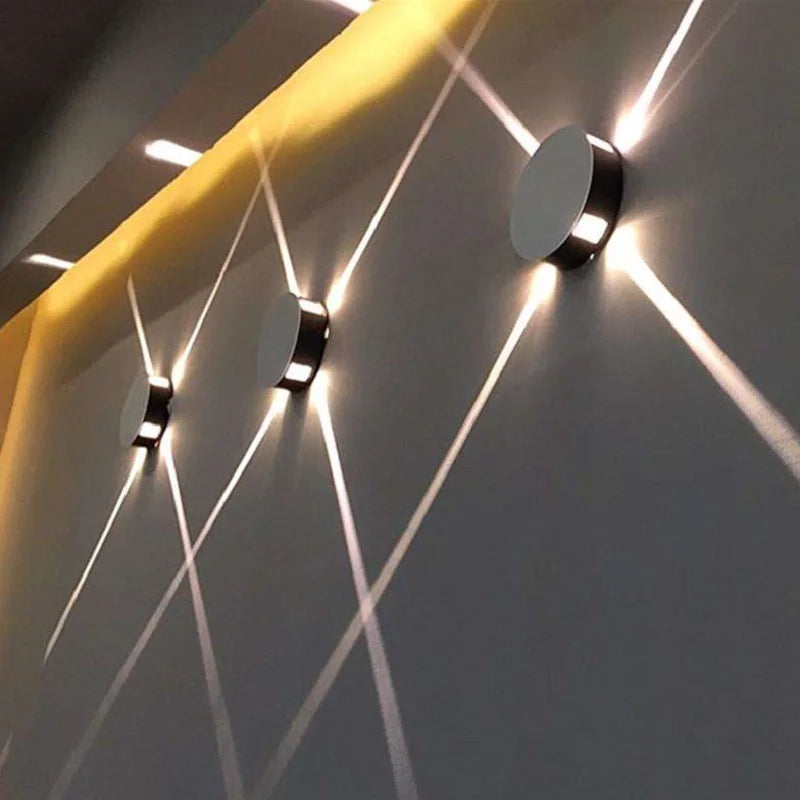 Μινιμαλιστικό τετράγωνο φωτιστικό τοίχου LED