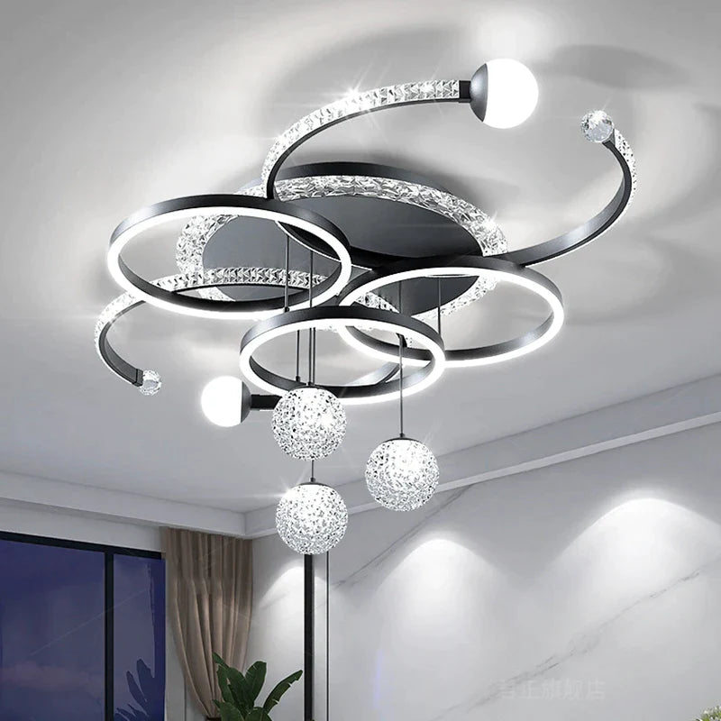 Φωτιστικό οροφής LED Qingshe Modern Smart Crystal