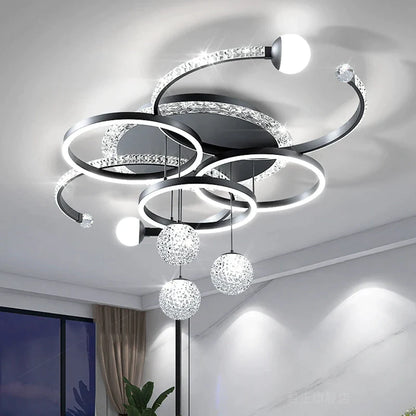 Φωτιστικό οροφής LED Qingshe Modern Smart Crystal