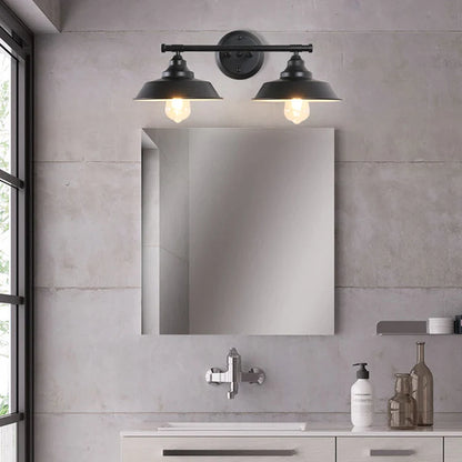 Vintage industrial Φωτιστικό τοίχου Loft Σίδερο διπλής κεφαλής