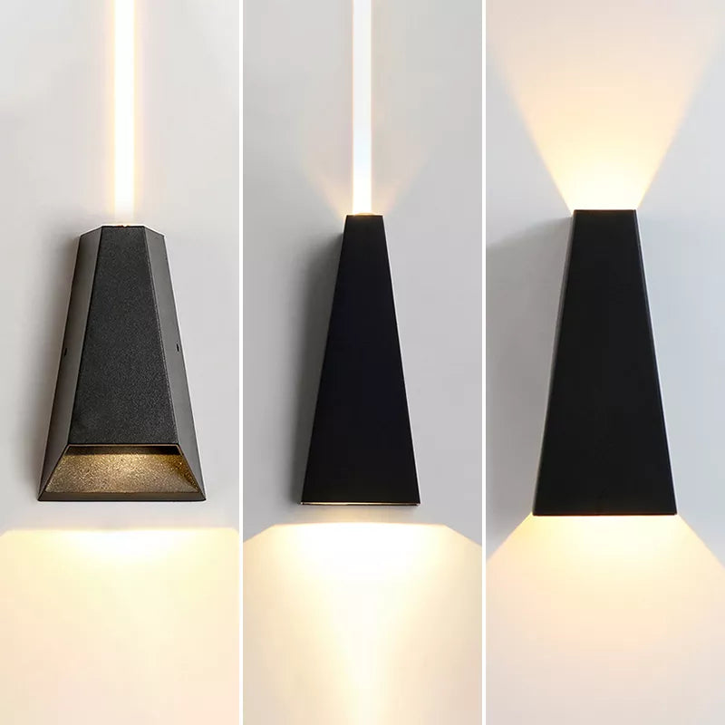 IP65 αδιάβροχο φωτιστικό τοίχου LED εξωτερικού χώρου από αλουμίνιο