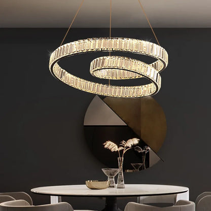 πολυτελής led κρυστάλλινος πολυέλαιος deco ανάρτηση