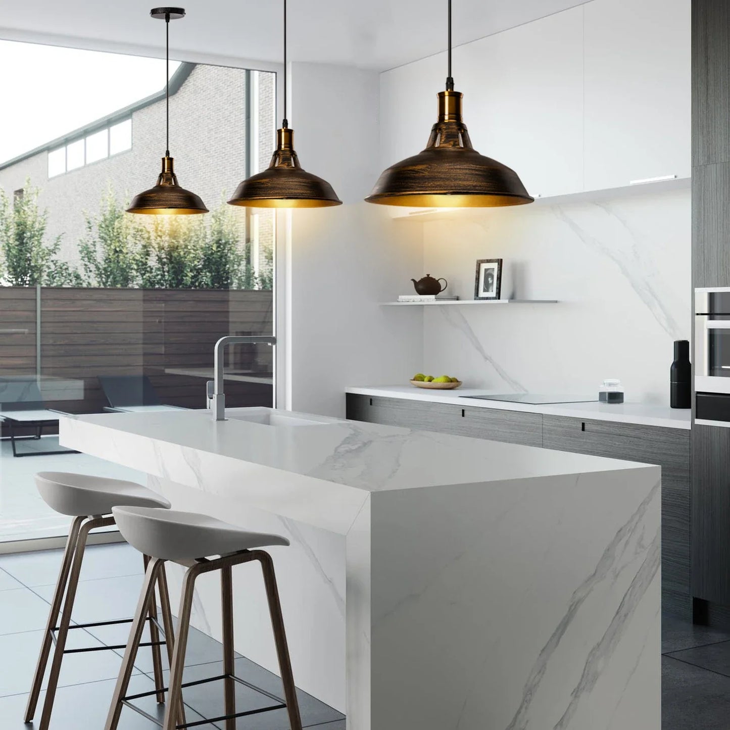 πολυέλαιος σκουριά μεταλλική οροφή σπίτι εστιατόριο