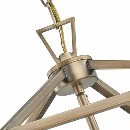 Χρυσό κρεμαστό φωτιστικό LED Αμπαζούρ Bird Cage