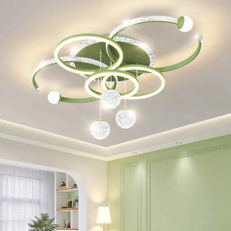 Φωτιστικό οροφής LED Qingshe Modern Smart Crystal