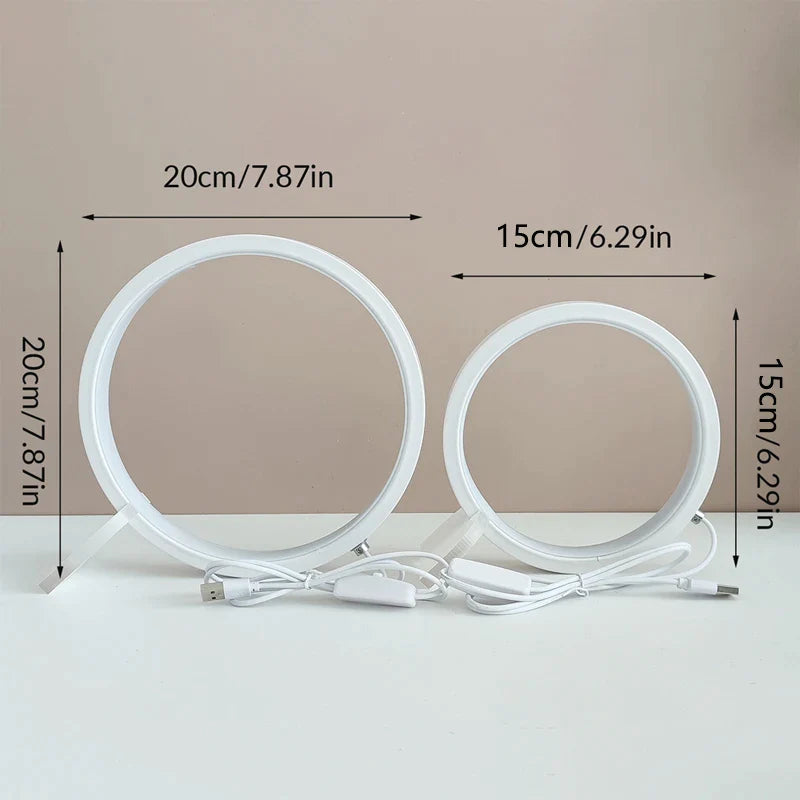 στρογγυλή λάμπα usb led συνεχούς φωτισμού