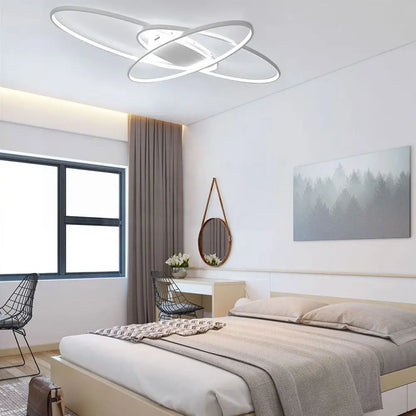 Φωτιστικό οροφής LED offset Τηλεχειριστήριο 3 ελλείψεων