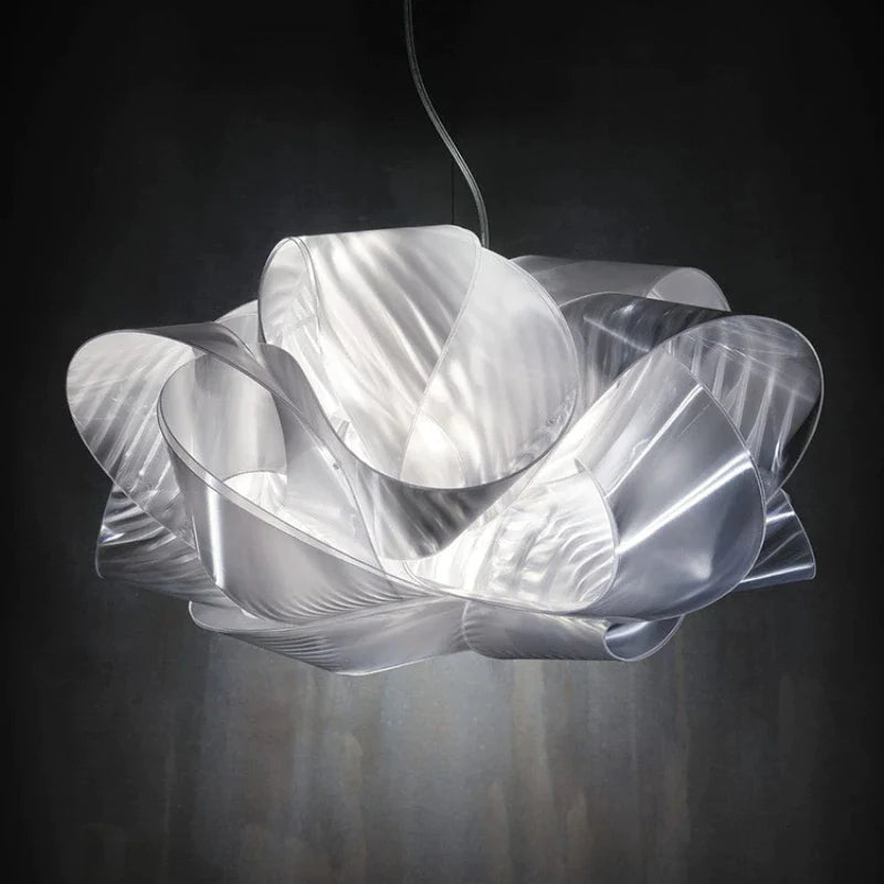 Κρεμαστό φως Italian Slamp Fabula λευκό λουλούδι