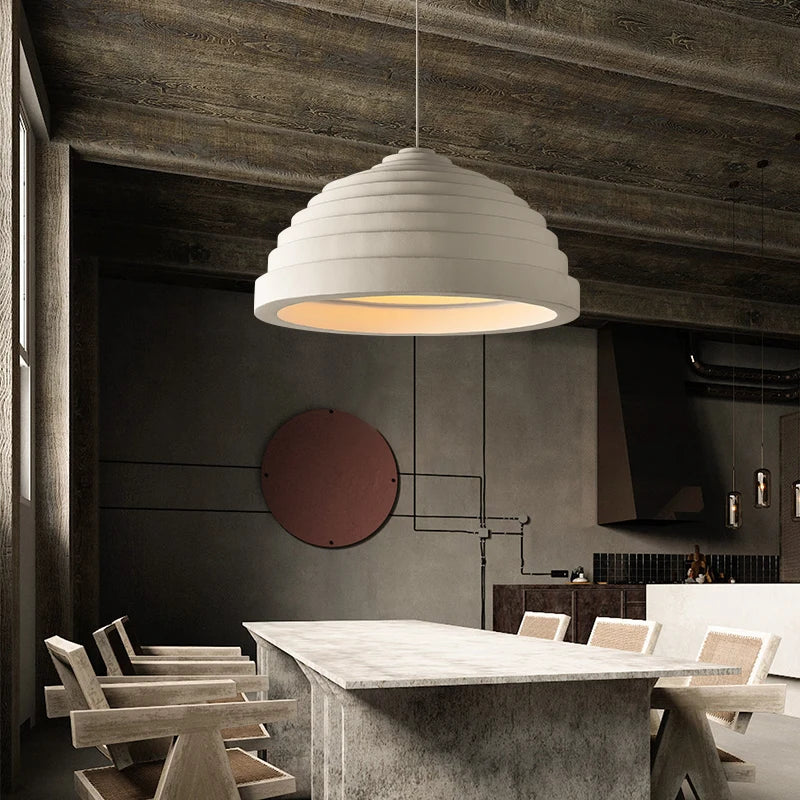 Κρεμαστό φωτιστικό Wabi-sabi Led με μινιμαλιστική σκανδιναβική σχεδίαση