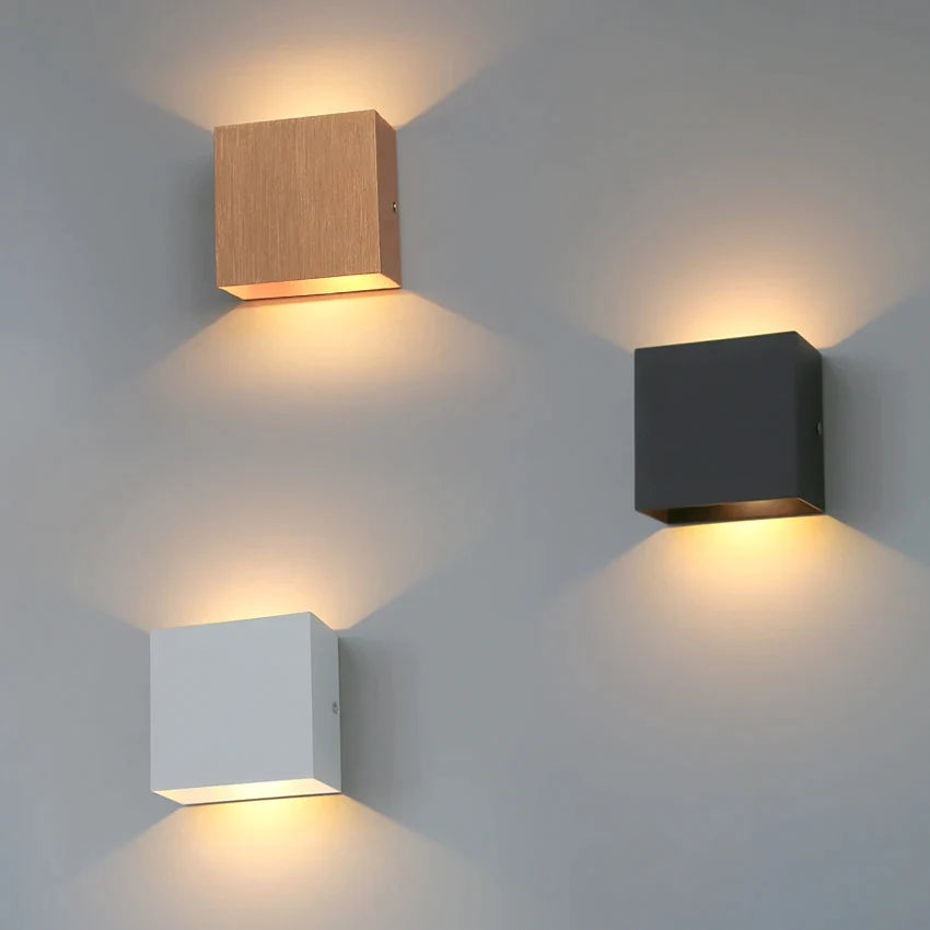 Μοντέρνο φωτιστικό τοίχου 6W LED μινιμαλιστικό φωτιστικό τοίχου εσωτερικού χώρου σαλονιού υπνοδωμάτιο φωτισμός διαδρόμου διακόσμηση φωτιστικό τοίχου από αλουμίνιο Φωτιστικό
