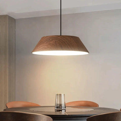 πολυέλαιος καρυδιάς μπάρα οροφής τραπεζαρίας