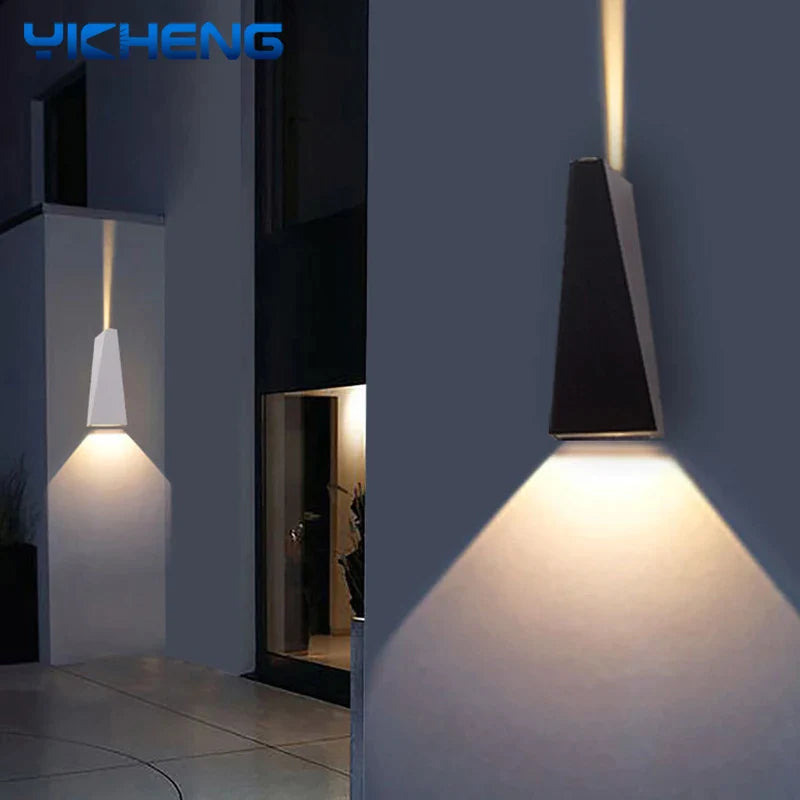 IP65 αδιάβροχο φωτιστικό τοίχου LED εξωτερικού χώρου από αλουμίνιο