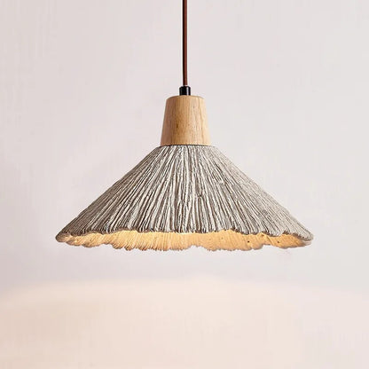 Κρεμαστό ριγέ κωνικό φωτιστικό Wabi Sabi Nordic