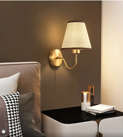 μοντέρνο led ανοιχτό ύφασμα τοίχου