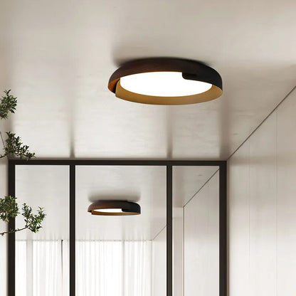 Φωτιστικό οροφής LED σε στυλ Nordic Wood