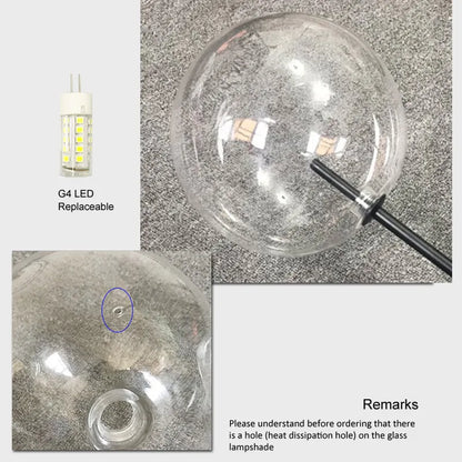 πολυτελές led πολυέλαιος μαύρη μπάλα γυαλί εσωτερική διακόσμηση χωλ τραπεζαρία εστιατορίου