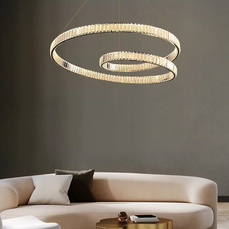 πολυτελής led κρυστάλλινος πολυέλαιος deco ανάρτηση