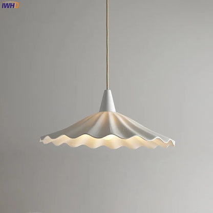 Κρεμαστό φωτιστικό LED 30 cm λευκό κεραμικό ιαπωνικό στυλ