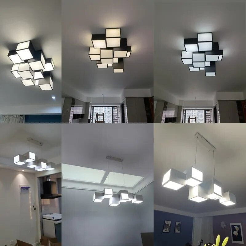 Μινιμαλιστικός φωτισμός LED πολυελαίου εσωτερικού χώρου κουζίνας