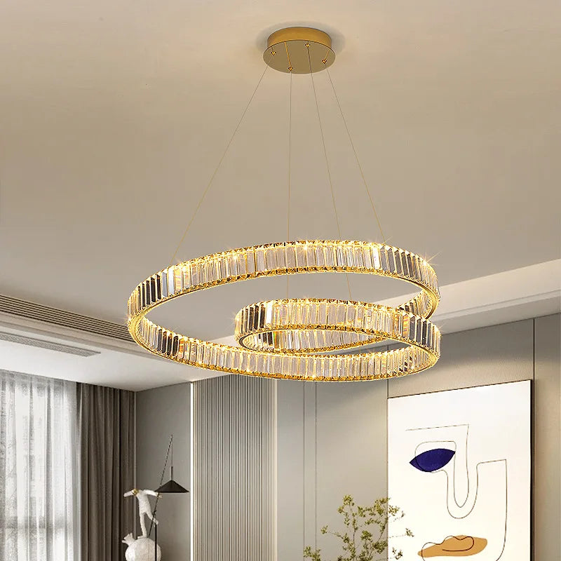 πολυτελής led κρυστάλλινος πολυέλαιος deco ανάρτηση