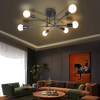 πολυτελής ρετρό led κρεμαστός πολυέλαιος