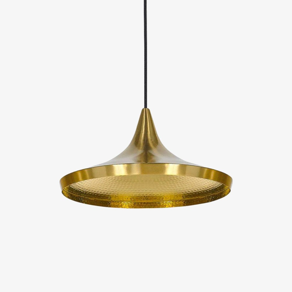 Χρυσό ντιζάιν φωτιστικό κρεμαστό αλουμίνιο