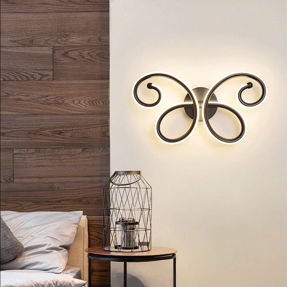 Φωτιστικό τοίχου LED Nordic Butterfly