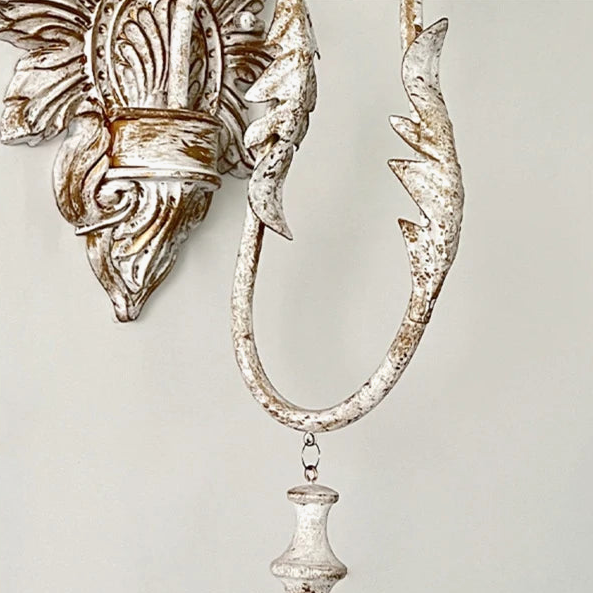 Ρετρό Vintage Φωτιστικό τοίχου από μασίφ ξύλο αμερικανικού στυλ