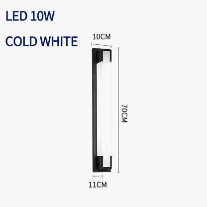 Φωτιστικό τοίχου LED εξωτερικού χώρου IP65 εξωτερικός τοίχος βεράντα μπαλκόνι από ανοξείδωτο ατσάλι Φωτιστικό γκαράζ βεράντα κήπου αδιάβροχο φωτισμό αυλής