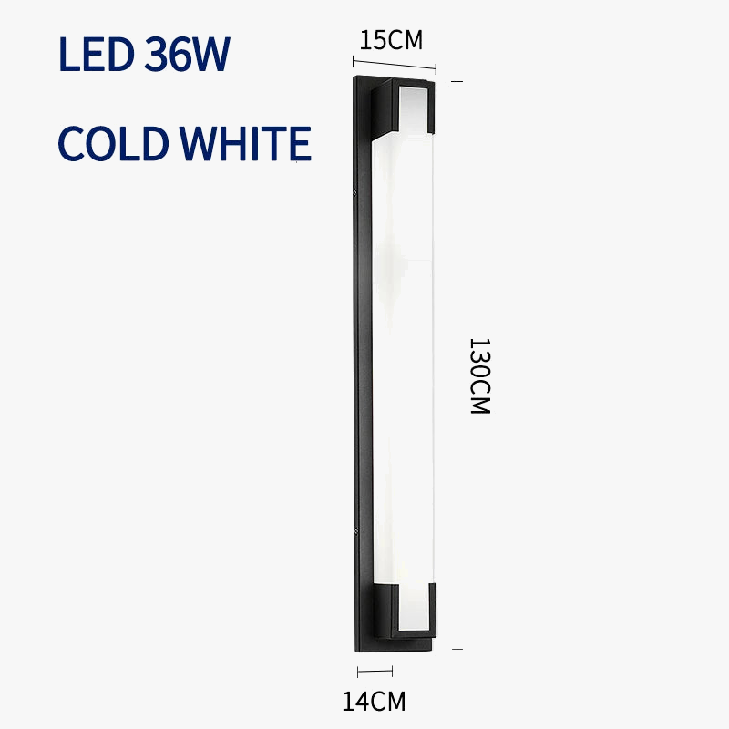 Φωτιστικό τοίχου LED εξωτερικού χώρου IP65 εξωτερικός τοίχος βεράντα μπαλκόνι από ανοξείδωτο ατσάλι Φωτιστικό γκαράζ βεράντα κήπου αδιάβροχο φωτισμό αυλής