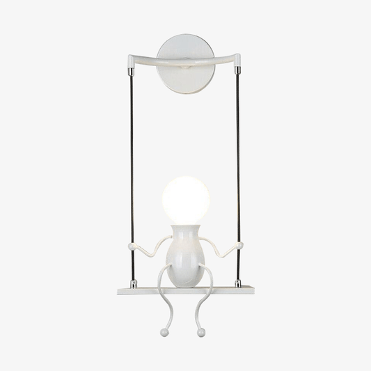 Φωτιστικό τοίχου LED άνθρωπος στην κούνια Διακόσμηση