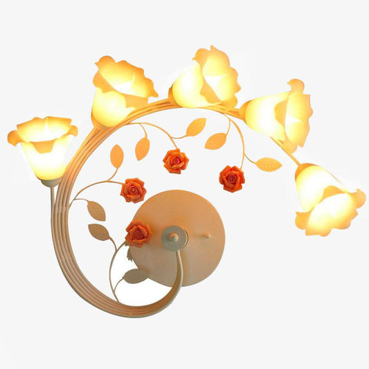 Φωτιστικό τοίχου LED κήπου Flower Glass