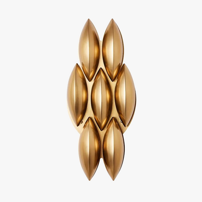 Μεταμοντέρνο πολυτελές χρυσό φωτιστικό τοίχου