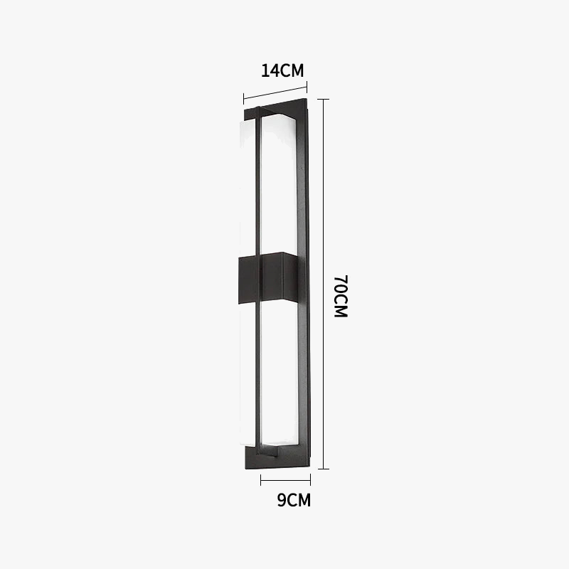Φωτιστικό τοίχου εξωτερικού χώρου Led IP65 αδιάβροχο