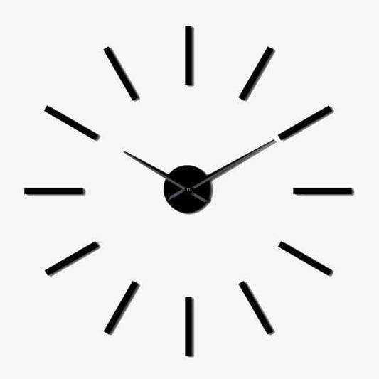 Ρολόι τοίχου με χρωματιστούς δείκτες και ακρυλικά ευρετήρια