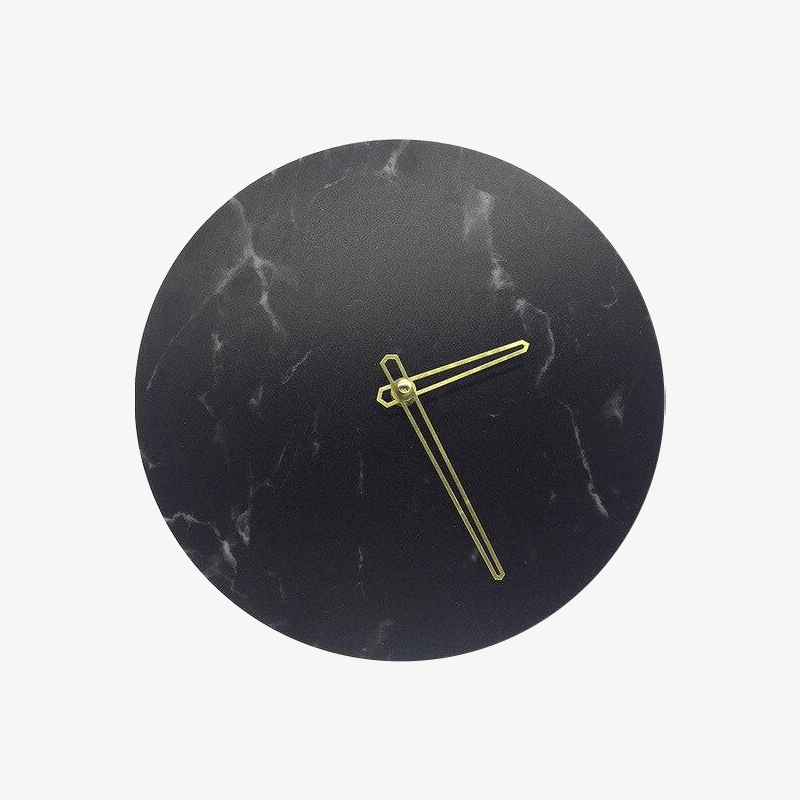 Ρολόι τοίχου στρογγυλό καπνιστό σχέδιο 28cm