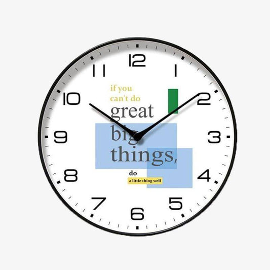 Μοντέρνο στρογγυλό ρολόι τοίχου σε στυλ εργοστασίου Β