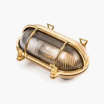 Χρυσό φωτιστικό τοίχου σε στυλ Vintage χαλκού για εξωτερικούς χώρους IP44 αδιάβροχο LED