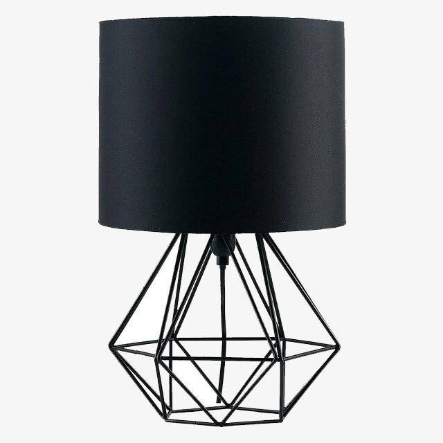 Φωτιστικό κομοδίνου Hoel Geometric Metal Cage
