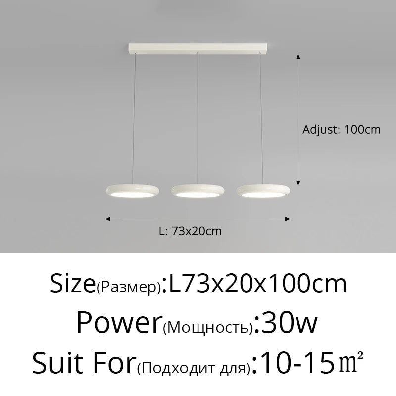 Πολυέλαιος LED με μοντέρνες λάμπες