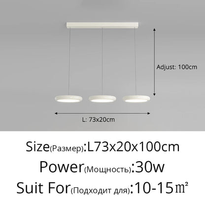 Πολυέλαιος LED με μοντέρνες λάμπες